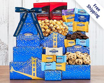 Ghirardelli Tower Gift Basket Free Shipping